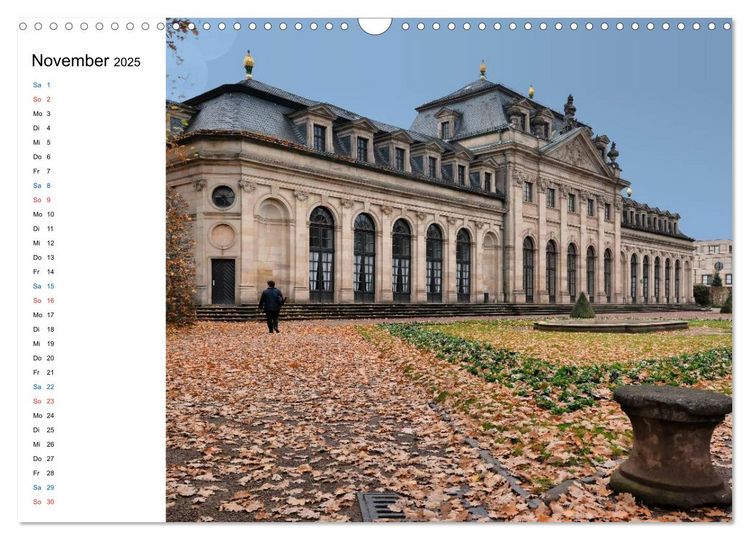Fulda - die Barockstadt (Wandkalender 2025 DIN A3 quer), CALVENDO Monatskalender