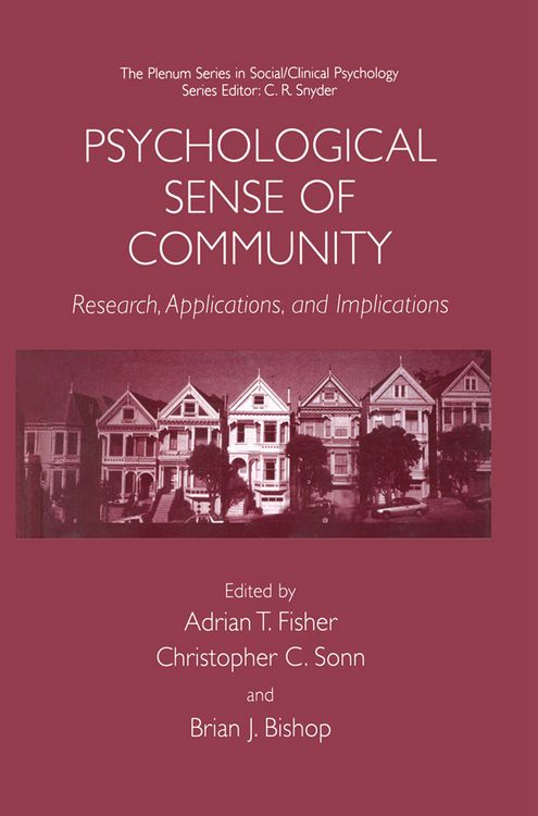 Produktbild: Psychological Sense of Community