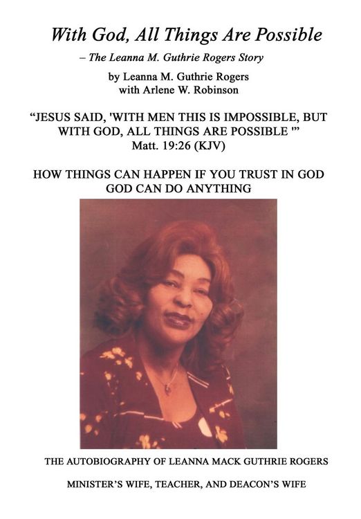 Produktbild: With God, All Things Are Possible
