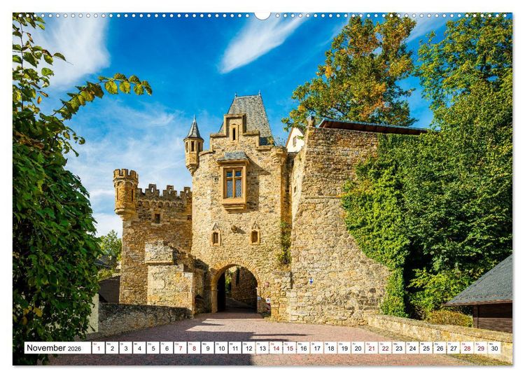 Produktbild: Burgen des Hunsr&uuml;cks (Wandkalender 2026 DIN A2 quer), CALVENDO Monatskalender