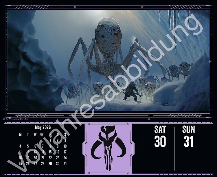 Produktbild: The Mandalorian Tagesabrei&szlig;kalender 2027