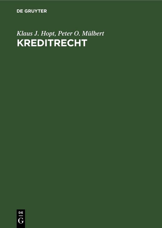 Produktbild: Kreditrecht