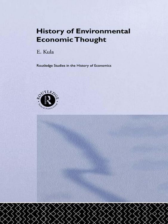 Produktbild: History of Environmental Economic Thought