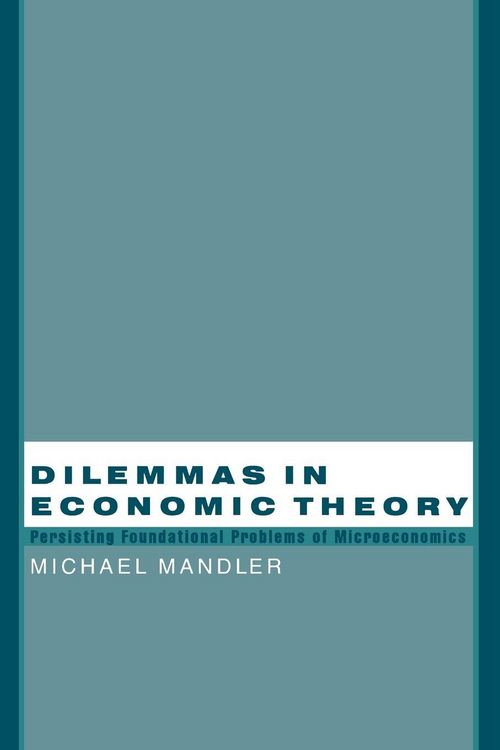 Produktbild: Dilemmas in Economic Theory