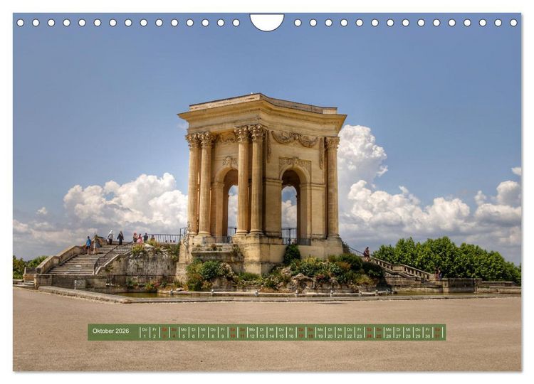 Produktbild: S&uuml;dfrankreich - Rund um Montpellier (Wandkalender 2026 DIN A4 quer), CALVENDO Monatskalender
