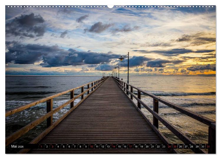 Produktbild: Die sch&ouml;nsten Sonnenaufg&auml;nge (hochwertiger Premium Wandkalender 2026 DIN A2 quer), Kunstdruck in Hochglanz