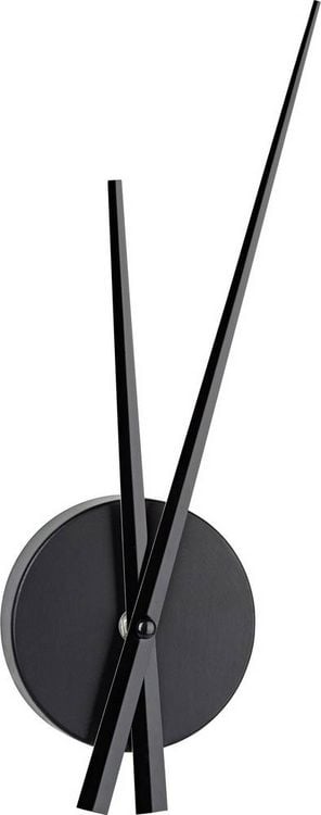 Produktbild: TFA Dostmann 60.3036.01 Quarz Wanduhr 50cm x 96mm x 310mm x 33mm Schwarz