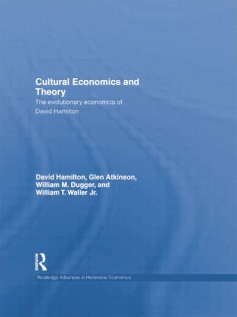 Produktbild: Cultural Economics and Theory