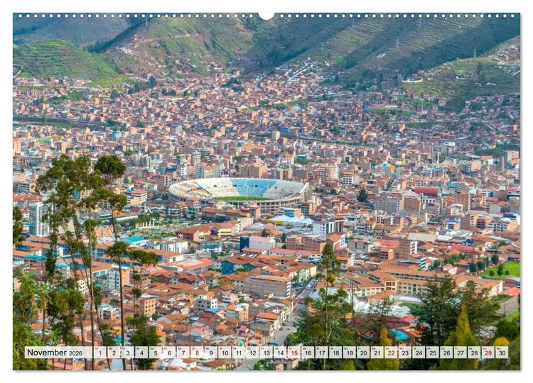 Produktbild: Faszination Peru &ndash; Natur und Kultur (Wandkalender 2026 DIN A2 quer), CALVENDO Monatskalender