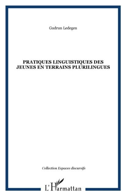 Produktbild: Pratiques linguistiques des jeunes en terrains plurilingues