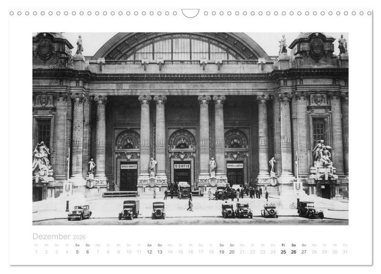 Produktbild: Metropole Paris - Impressionen (Wandkalender 2026 DIN A3 quer), CALVENDO Monatskalender