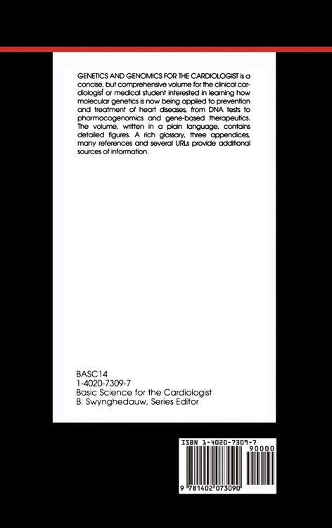 Produktbild: Genetics and Genomics for the Cardiologist
