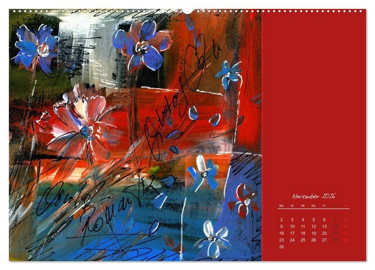 Produktbild: Blumenduft (hochwertiger Premium Wandkalender 2026 DIN A2 quer), Kunstdruck in Hochglanz