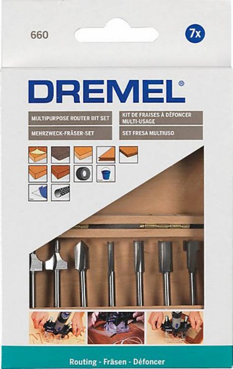 Produktbild: Dremel 26150660JA Fr&auml;sset HSS Schaftdurchmesser 3.2mm