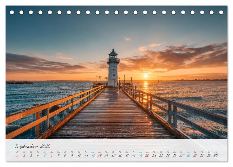 Produktbild: W&auml;chter der K&uuml;ste (Tischkalender 2026 DIN A5 quer), CALVENDO Monatskalender