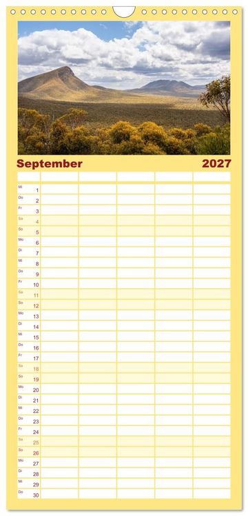 Produktbild: Familienplaner 2027 - Das s&uuml;dliche Australien - vielf&auml;ltig, &uuml;berraschend, unvergesslich mit 5 Spalten (Wandkalender, 21 x 45 cm) CALVENDO