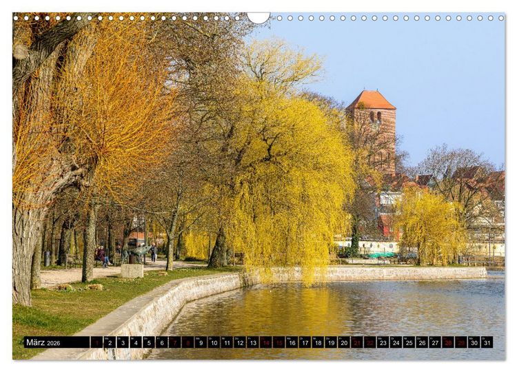 Produktbild: Waren (M&uuml;ritz) in der Mecklenburgischen Seenplatte (Wandkalender 2026 DIN A3 quer), CALVENDO Monatskalender