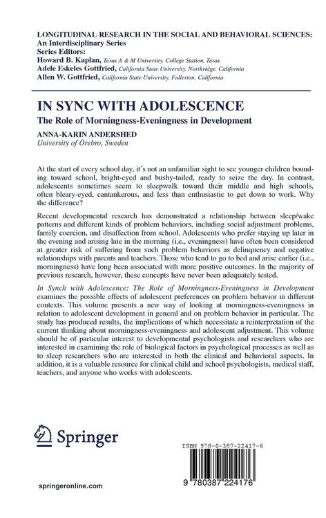 Produktbild: In Sync with Adolescence