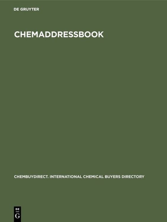 Produktbild: ChemADDRESSbook