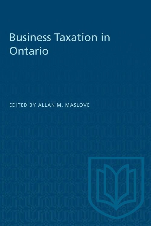 Produktbild: Business Taxation in Ontario