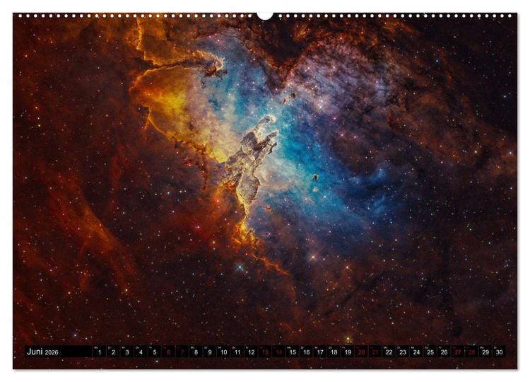 Produktbild: Deepsky XVII (Wandkalender 2026 DIN A2 quer), CALVENDO Monatskalender