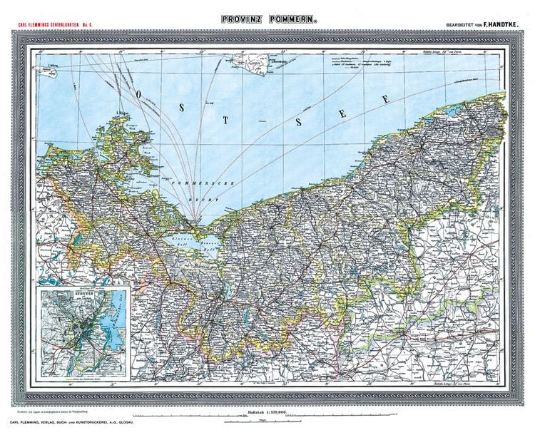 Produktbild: Provinz POMMERN - um 1903 [gerollt]