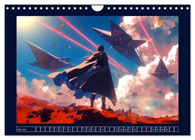 Produktbild: Interstellare Helden (Wandkalender 2026 DIN A4 quer), CALVENDO Monatskalender