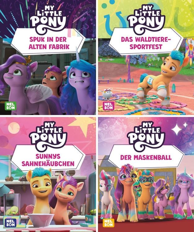 Produktbild: Nelson Mini-Bücher: 4er My little Pony 9-12