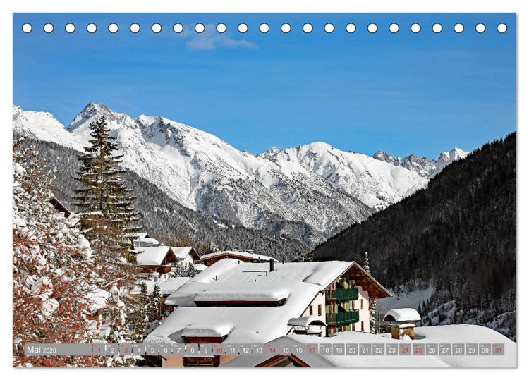 Produktbild: St. Anton am Arlberg (Tischkalender 2026 DIN A5 quer), CALVENDO Monatskalender
