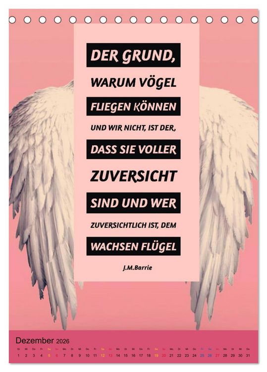 Produktbild: Aktiviere Deine Motivation Weisheiten und Spr&uuml;che (Tischkalender 2026 DIN A5 hoch), CALVENDO Monatskalender