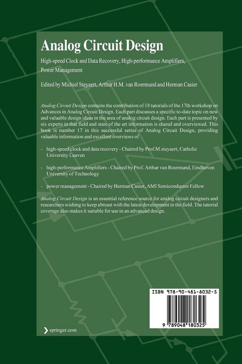 Produktbild: Analog Circuit Design
