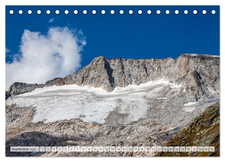 Produktbild: Meine Giganten in den Alpen &Ouml;sterreichs (Tischkalender 2026 DIN A5 quer), CALVENDO Monatskalender