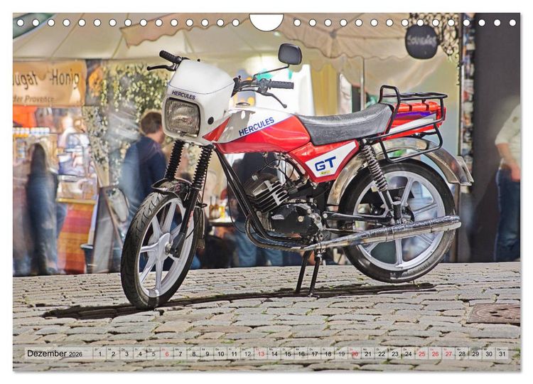 Produktbild: Oldtimer Mopeds - fotografiert von Michael Allmaier (Wandkalender 2026 DIN A4 quer), CALVENDO Monatskalender