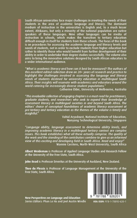 Produktbild: Assessing Academic Literacy in a Multilingual Society