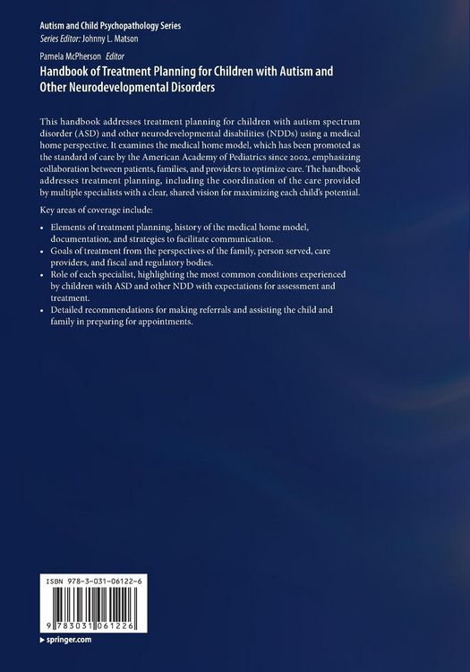 Produktbild: Handbook of Treatment Planning for Children with Autism and Other Neurodevelopmental Disorders