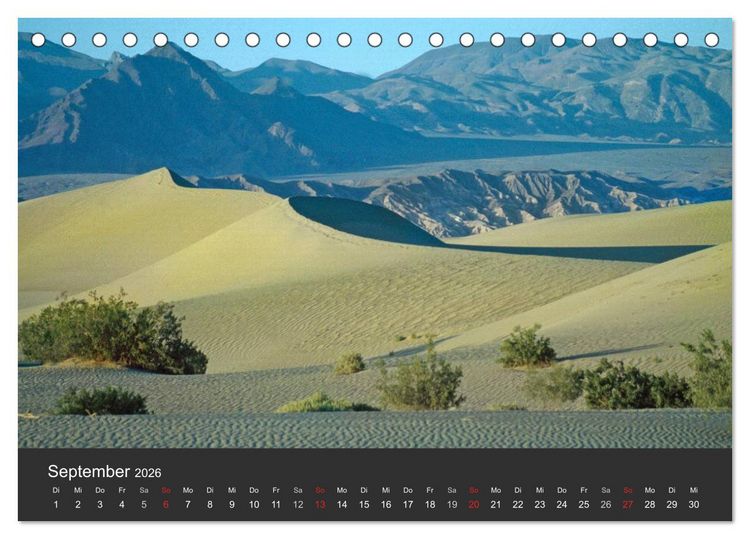 Produktbild: W&uuml;sten, wilde Sch&ouml;nheiten (Tischkalender 2026 DIN A5 quer), CALVENDO Monatskalender