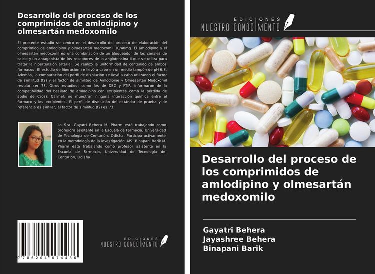 Produktbild: Desarrollo del proceso de los comprimidos de amlodipino y olmesart&aacute;n medoxomilo