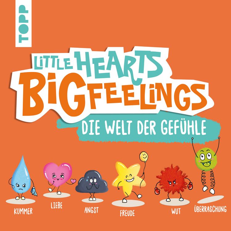 Produktbild: Little Hearts - Big Feelings - Mein Gef&uuml;hle-Malbuch