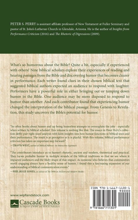 Produktbild: Biblical Humor and Performance