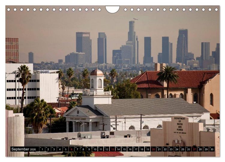 Produktbild: Los Angeles - Kalifornien (Wandkalender 2026 DIN A4 quer), CALVENDO Monatskalender