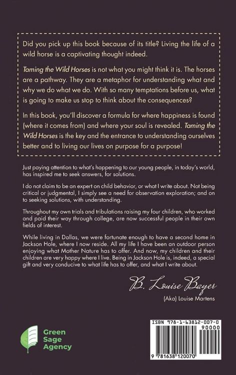 Produktbild: Taming The Wild Horses On Purpose For A Purpose