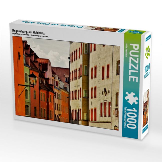 Produktbild: CALVENDO Puzzle Regensburg, am Haidplatz. | 1000 Teile Lege-Gr&ouml;&szlig;e 64x48cm Foto-Puzzle f&uuml;r gl&uuml;ckliche Stunden