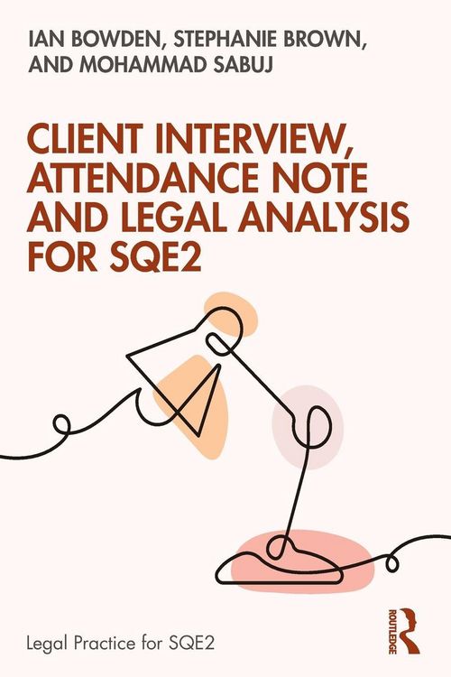 Produktbild: Client Interview, Attendance Note and Legal Analysis for SQE2