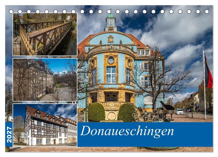 Produktbild: Donaueschingen (Tischkalender 2027 DIN A5 quer), CALVENDO Monatskalender