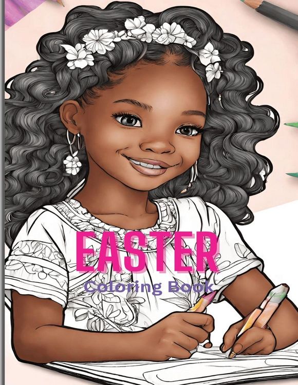 Produktbild: Easter Coloring Book for African American Girls