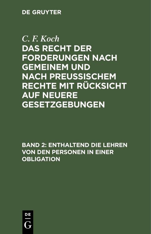 Produktbild: Enthaltend die Lehren von den Personen in einer Obligation