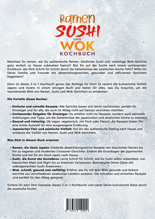 Produktbild: Ramen, Sushi und Wok Kochbuch - Das gro&szlig;e 3-in-1-Buch der asiatischen K&uuml;che