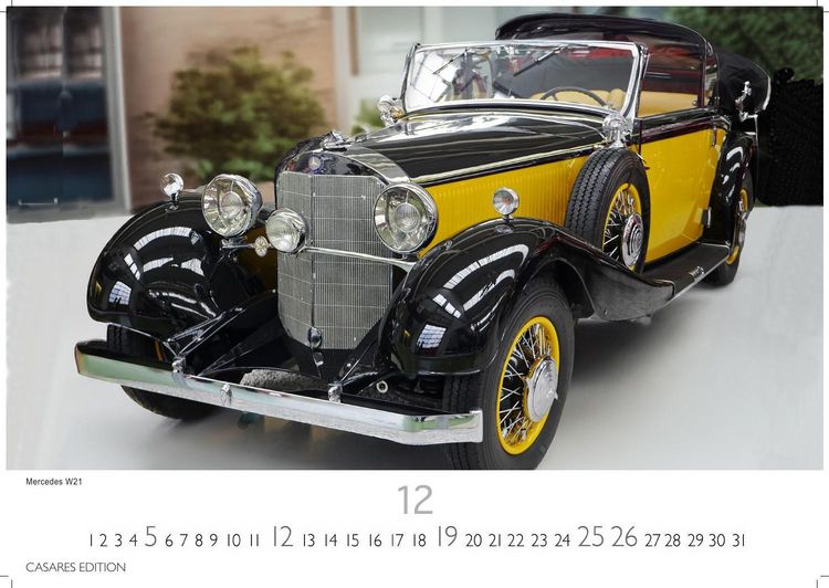 Produktbild: Mercedes Classic Cars Kalender 2027 &ndash; Wandkalender | Fotokalender Oldtimer 24x35cm - Mercedes Oldtimer - Eleganz & Geschichte im Kalenderformat
