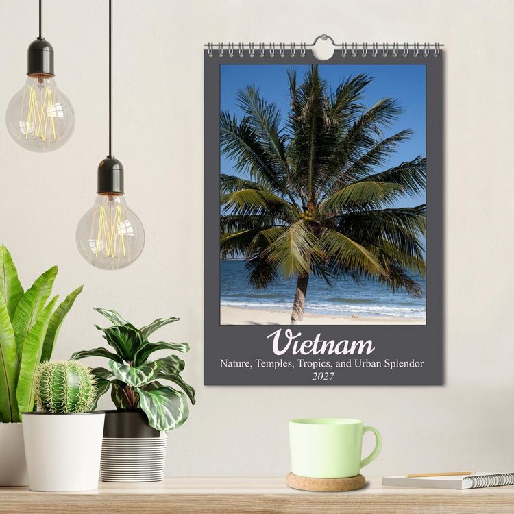 Produktbild: Vietnam &ndash; Nature, Temples, Tropics, and Urban Splendor (Wall Calendar 2027 DIN A4 portrait), CALVENDO 12 Month Wall Calendar