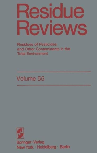 Produktbild: Residue Reviews